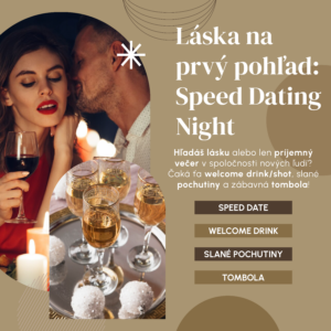 VSTUPENKA: Láska na prvý pohľad: Speed Dating Night