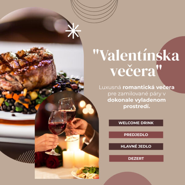 VSTUPENKA - "Valentínska večera"